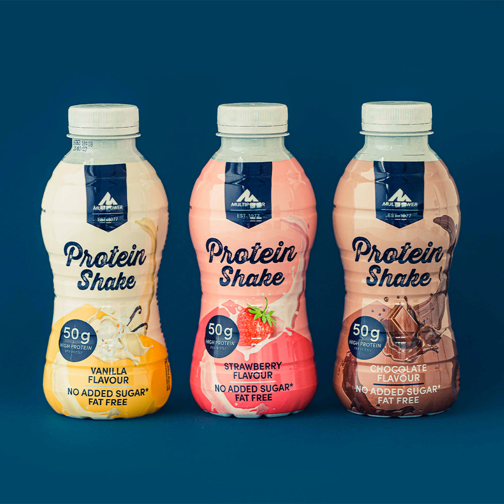 Multipower 50g Protein Shake mit Kakao im Glas