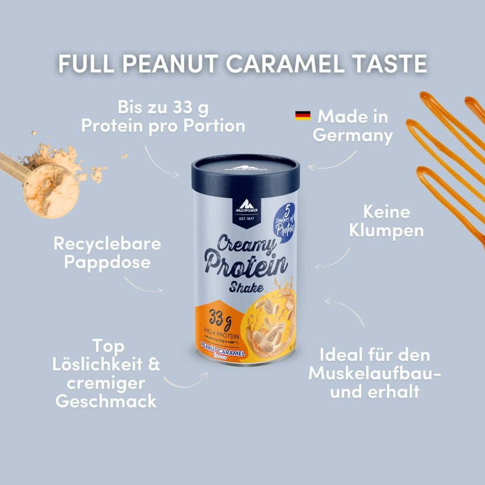 Creamy Protein Pulver 420g | 33g Eiweiß - Peanut Caramel