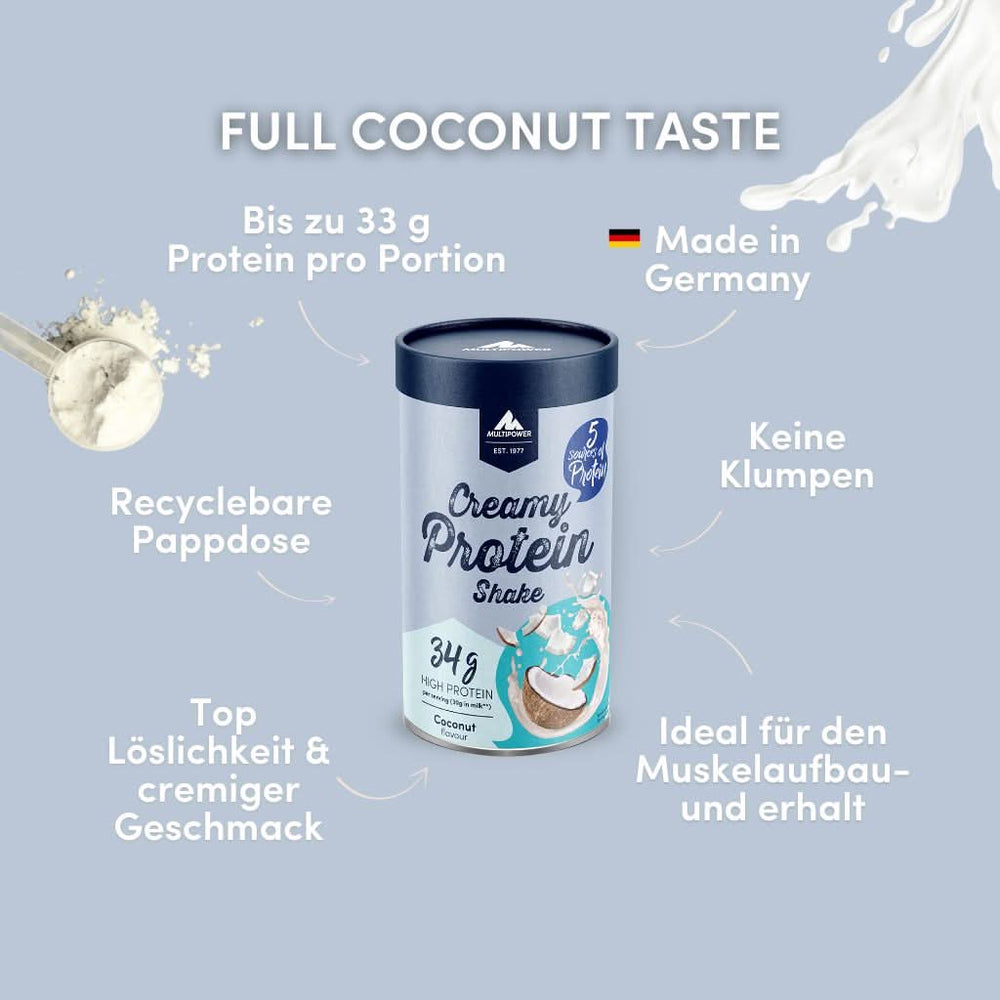 Creamy Protein Pulver 420g | 33g Eiweiß - Coconut