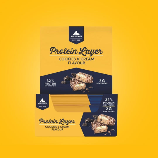 Protein Riegel Layer - 18x 50g | Cookies & Cream