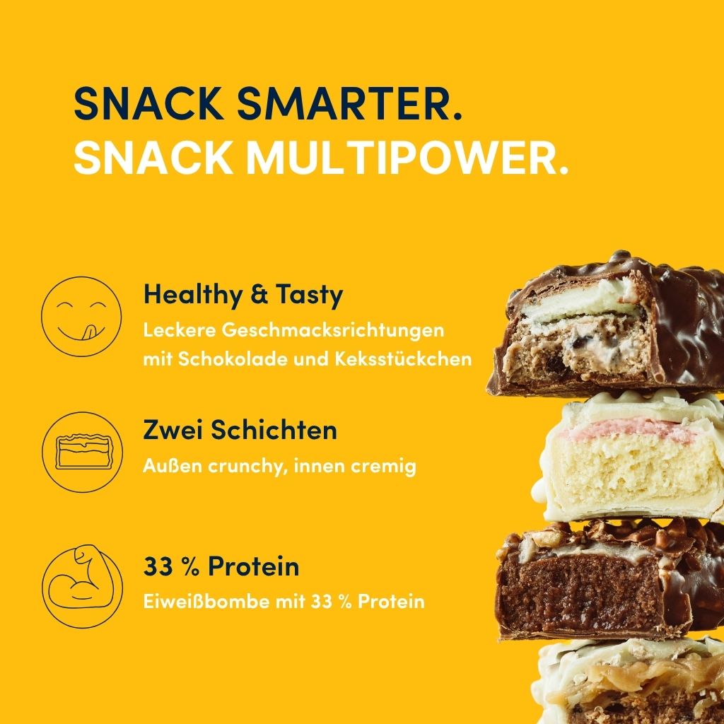 Protein Riegel Layer - 18x 50g | Cookies & Cream