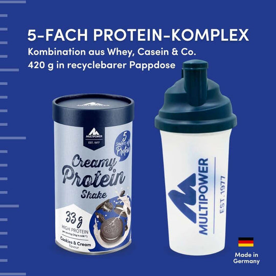 Whey Protein Pulver 420g | 22g Eiweiß - Cookies & Cream