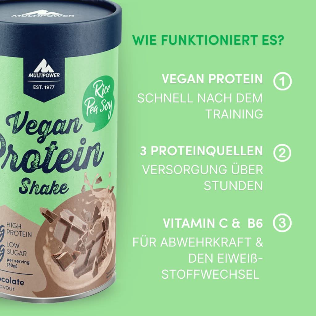 Vegan Protein Shake 420g | 24g Eiweiß - Schoko