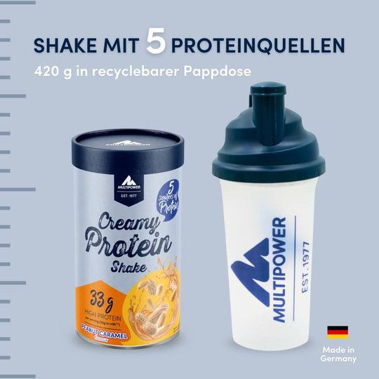 Creamy Protein Pulver 420g | 33g Eiweiß - Peanut Caramel
