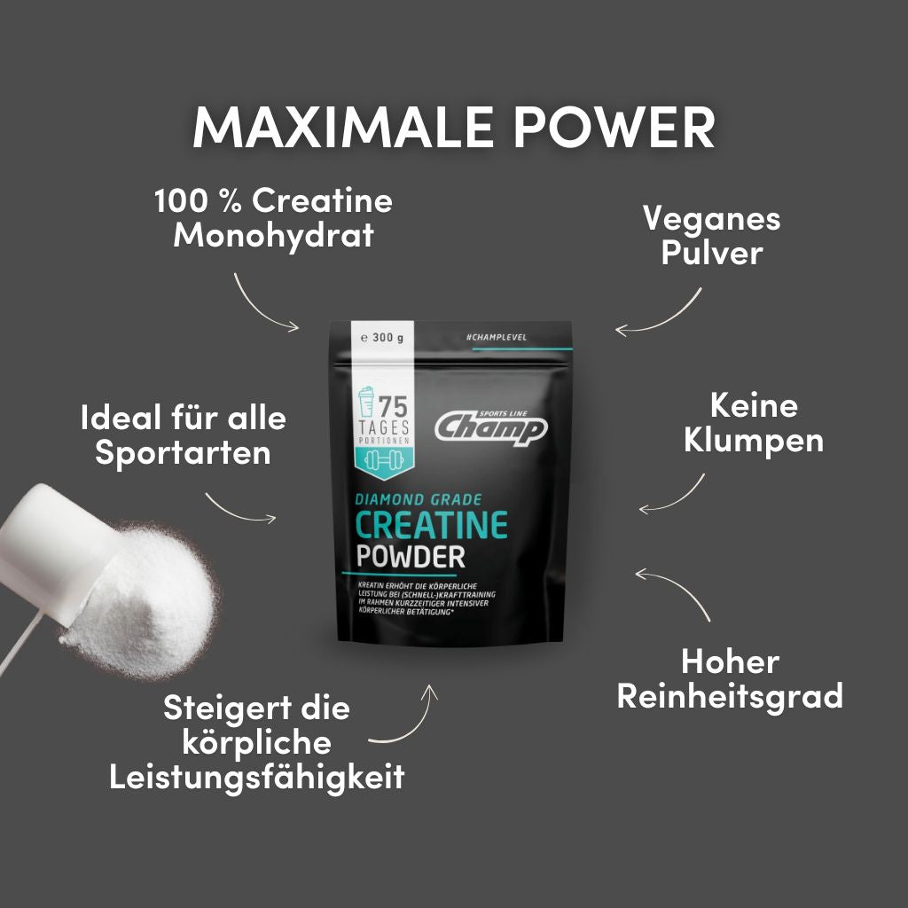 Creamy Starter-Paket | 2x420g, 1x 300g Champ Creatine + GRATIS Handtuch