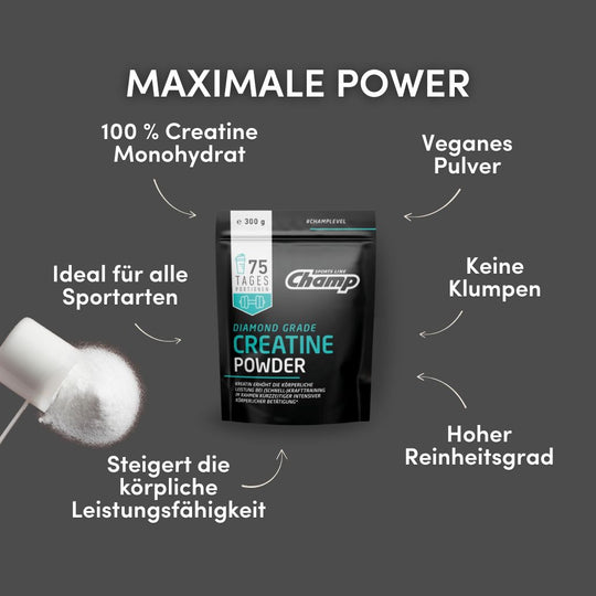 Creamy Starter-Paket | 2x420g, 1x 300g Champ Creatine + GRATIS Handtuch