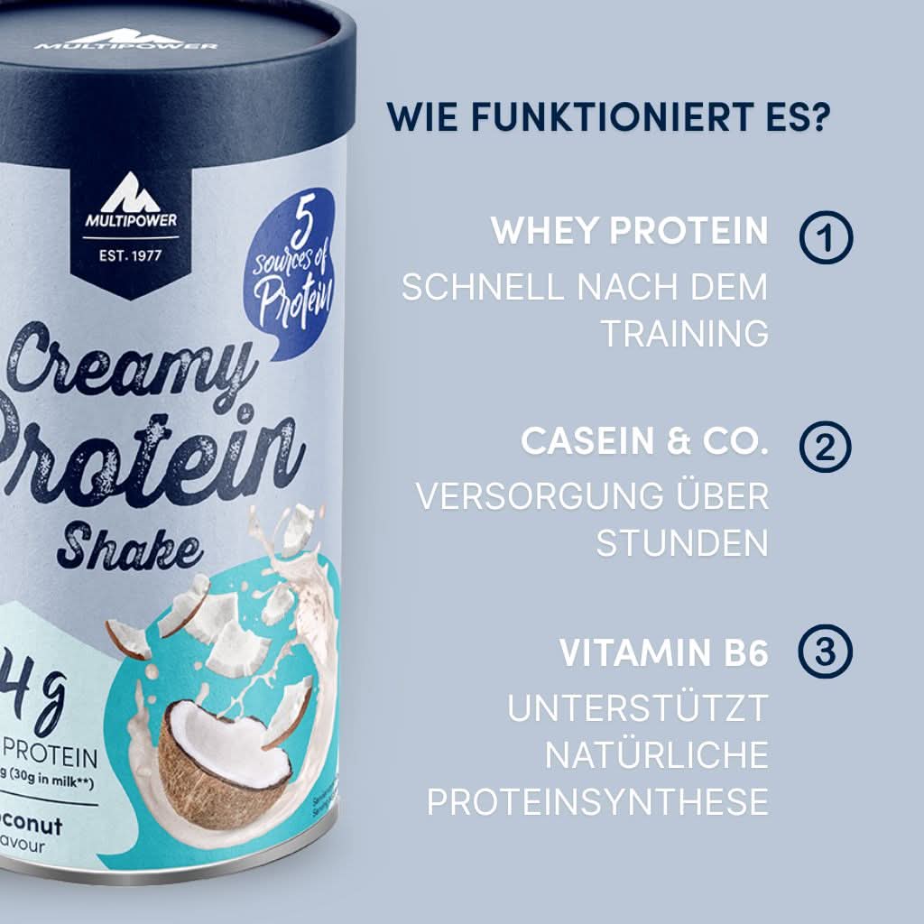 Creamy Protein Pulver 420g | 33g Eiweiß - Coconut