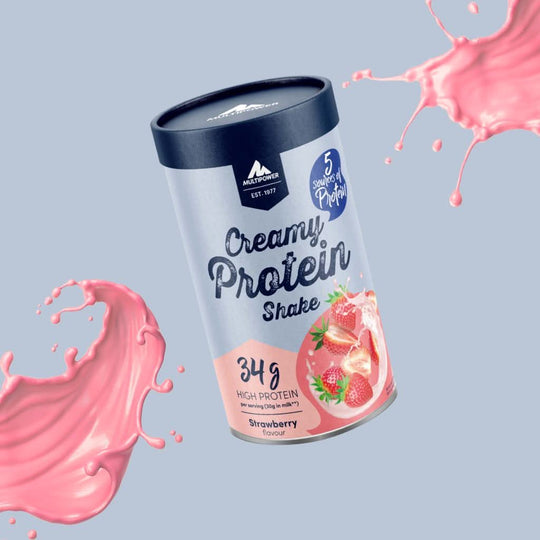Creamy Protein Pulver 420g | 33g Eiweiß - Erdbeere