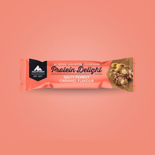 Protein Riegel Delight - 18x 35g | Salted Peanut & Karamell