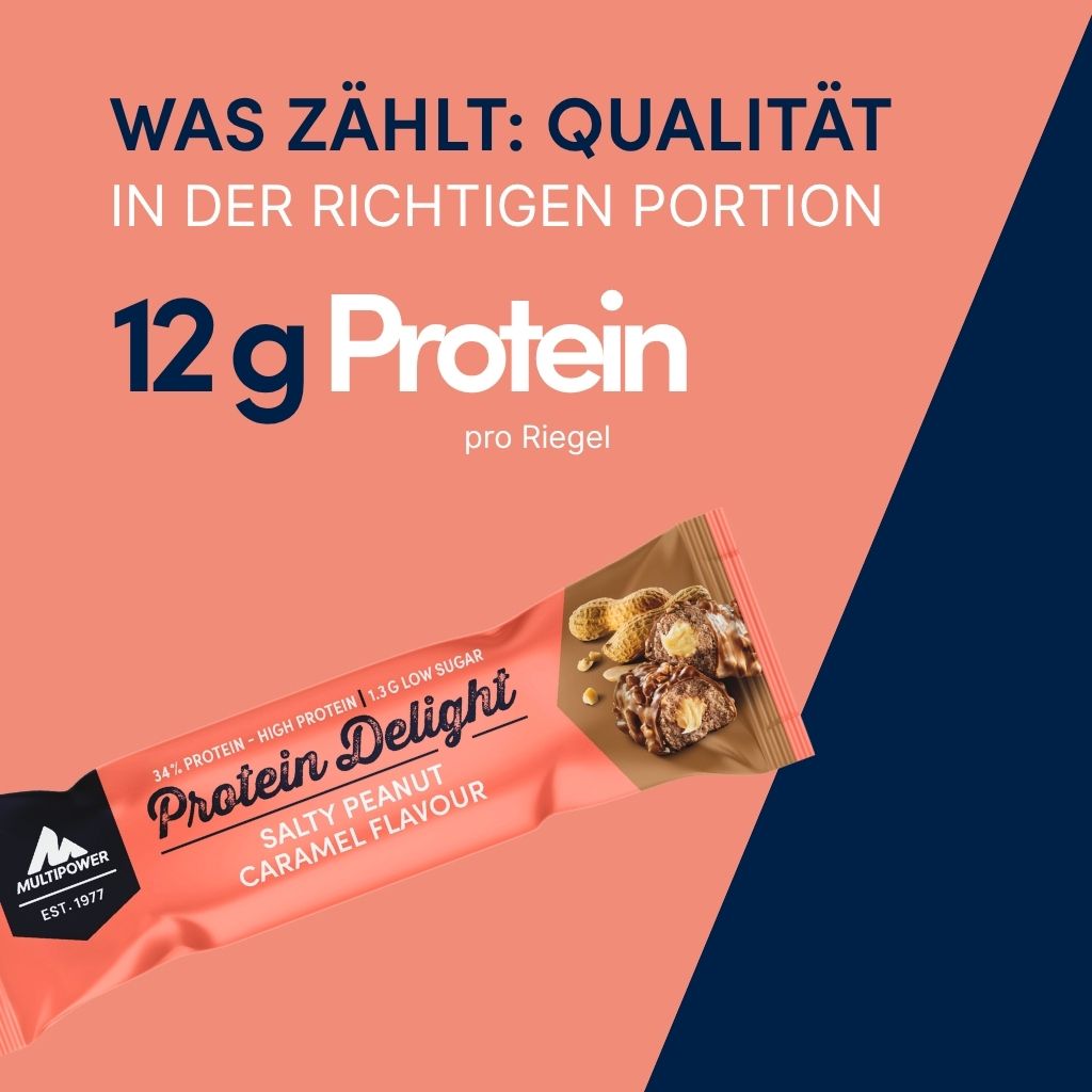 Protein Riegel Delight - 18x 35g | Salted Peanut & Karamell