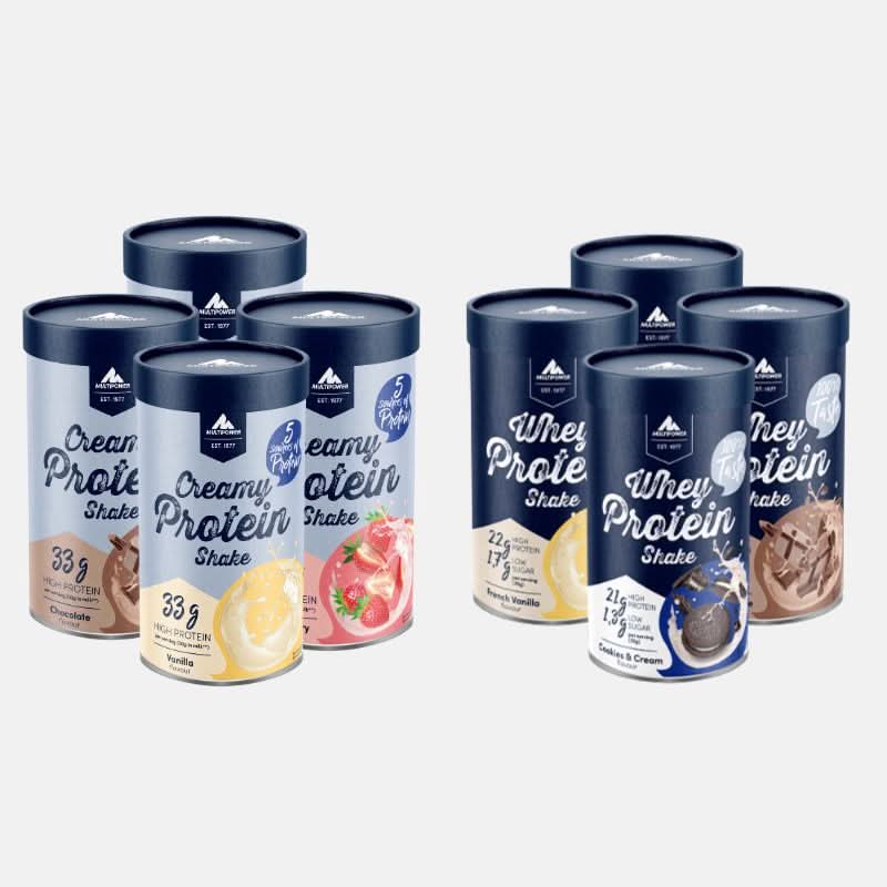 Powder-Duo: Whey und Creamy Protein Shake im Doppelpack