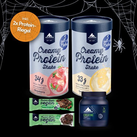 Creamy Starter-Paket | 2x420g, 1x 500g Creatine, 2x gratis Riegel