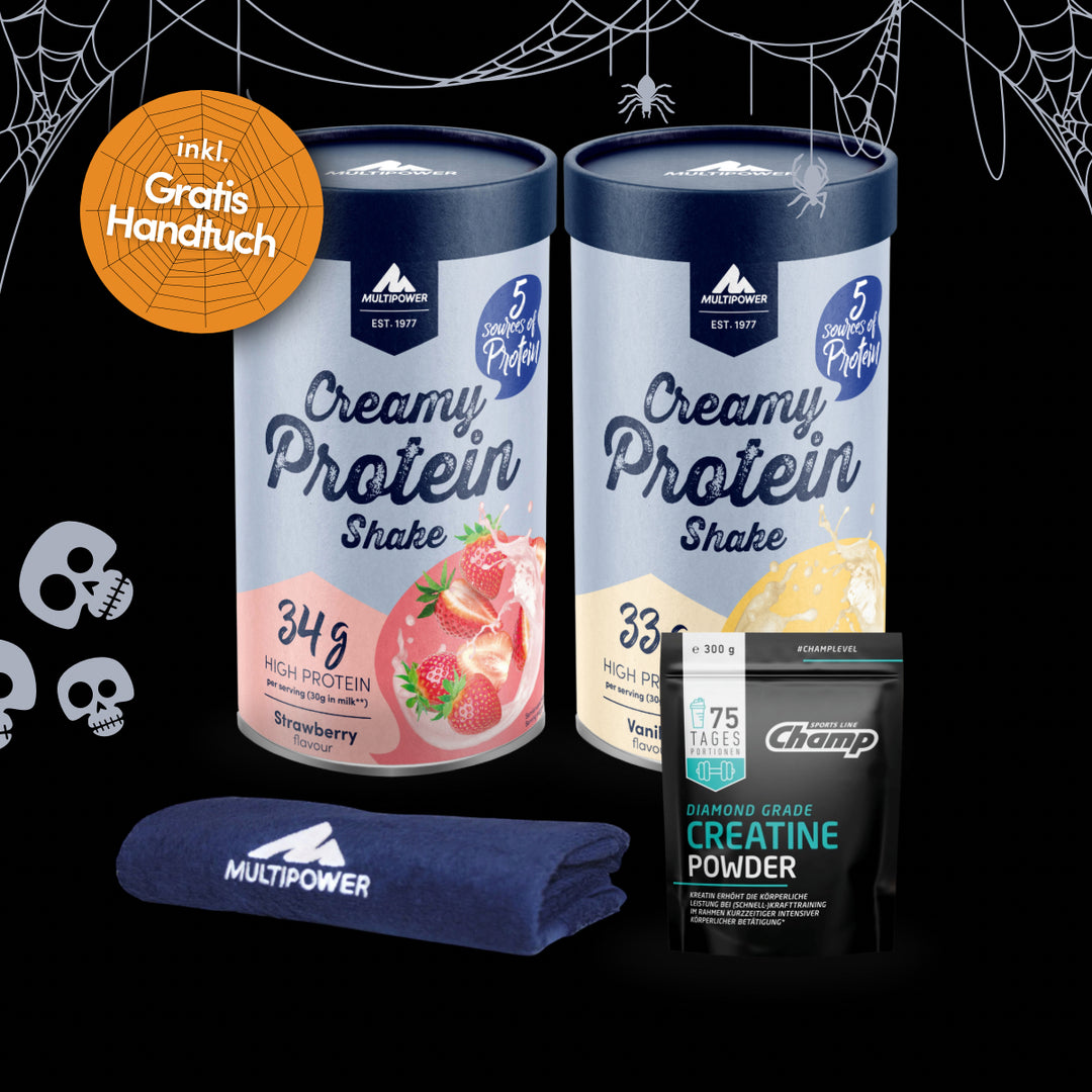 Creamy Starter-Paket | 2x420g, 1x 300g Champ Creatine + GRATIS Handtuch
