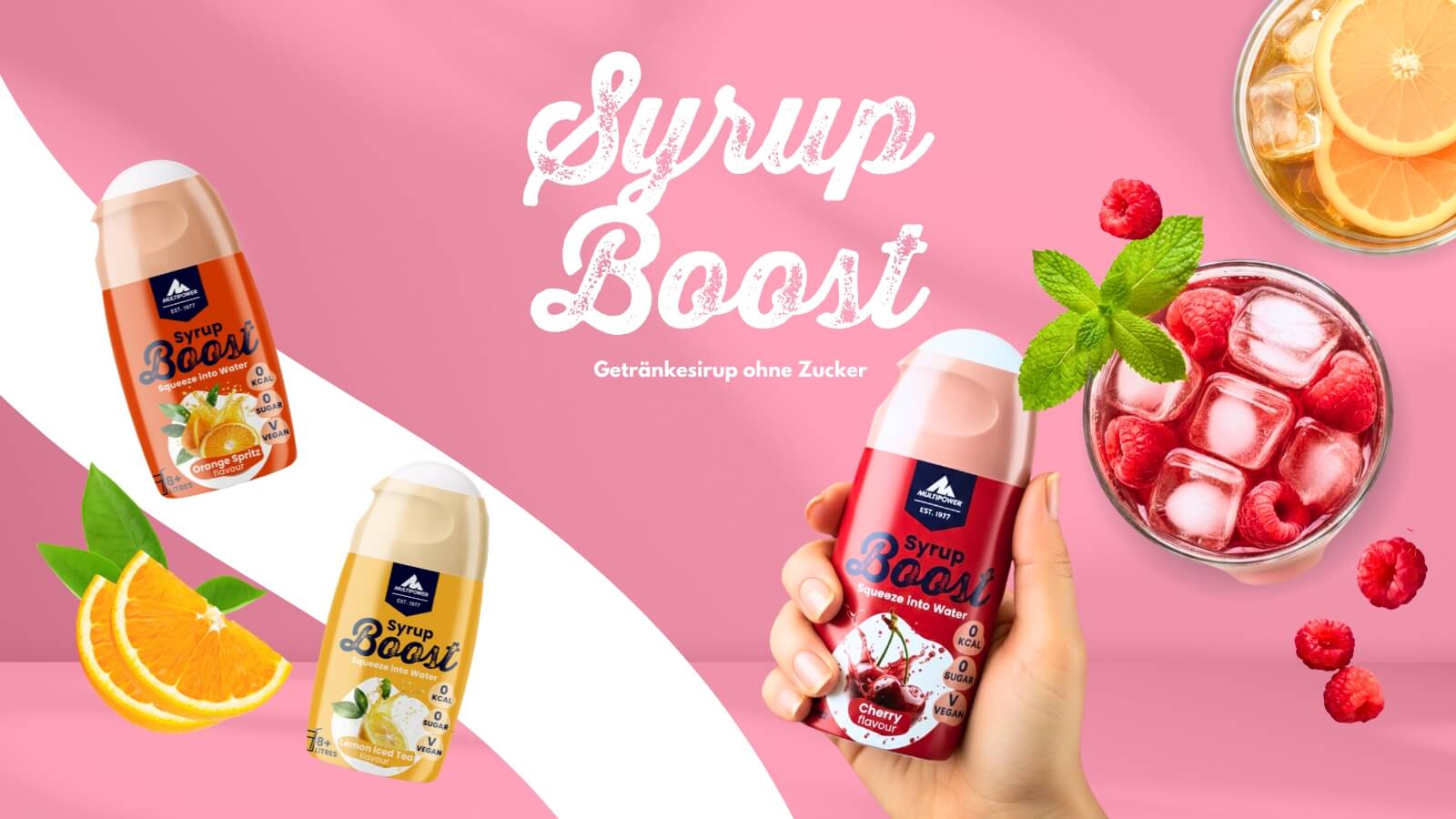 Syrup Boost - Getränkesirup ohne Zucker | Multipower