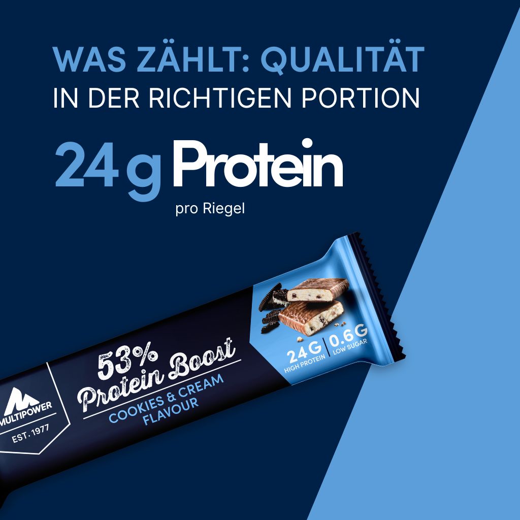 53% Protein Boost - 20x 45g | Cookies & Cream
