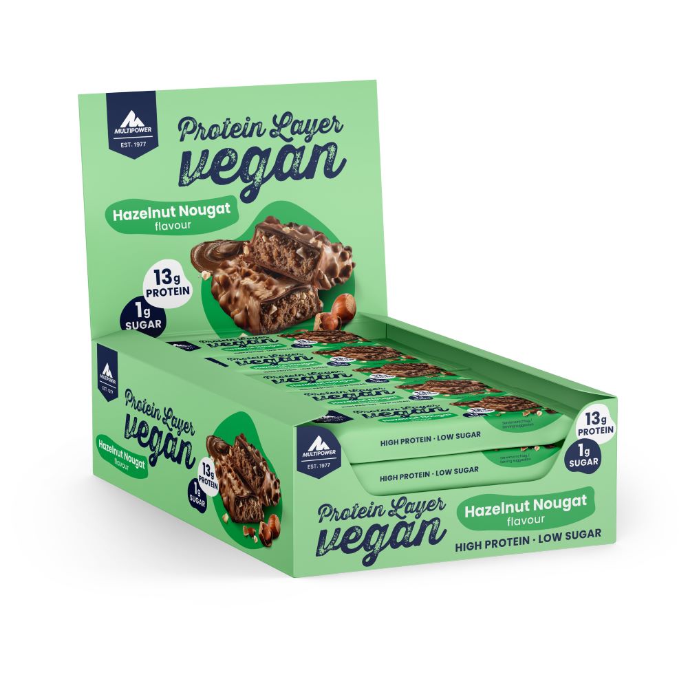 Multipower Vegan Layer Hazel Nougat - 55g