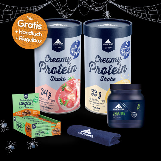 Creamy Starter-Paket | 2x420g, 1x 500g Creatine + GRATIS Handtuch