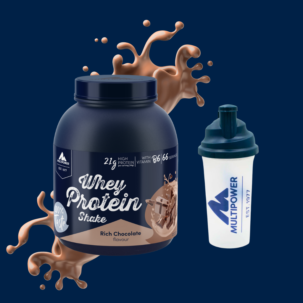 66 Portionen (á 30g) Schoko Proteinpulver inkl. Shaker