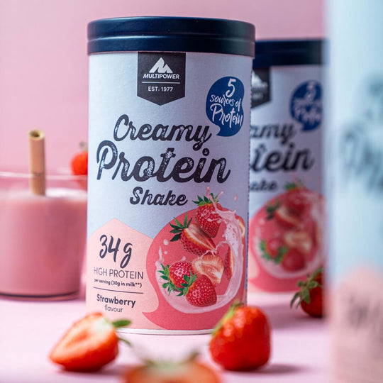 28 Portionen Creamy Erdbeer Proteinpulver | 840g