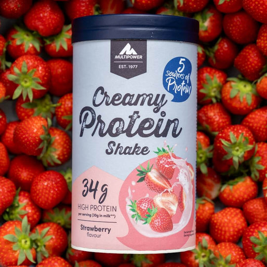 28 Portionen Creamy Erdbeer Proteinpulver | 840g