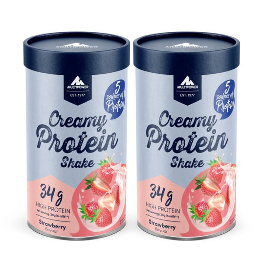 28 Portionen Creamy Erdbeer Proteinpulver | 840g