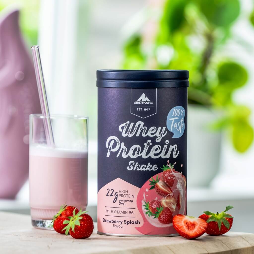 28 Portionen (á 30g) Whey Erdbeer Proteinpulver | 840g