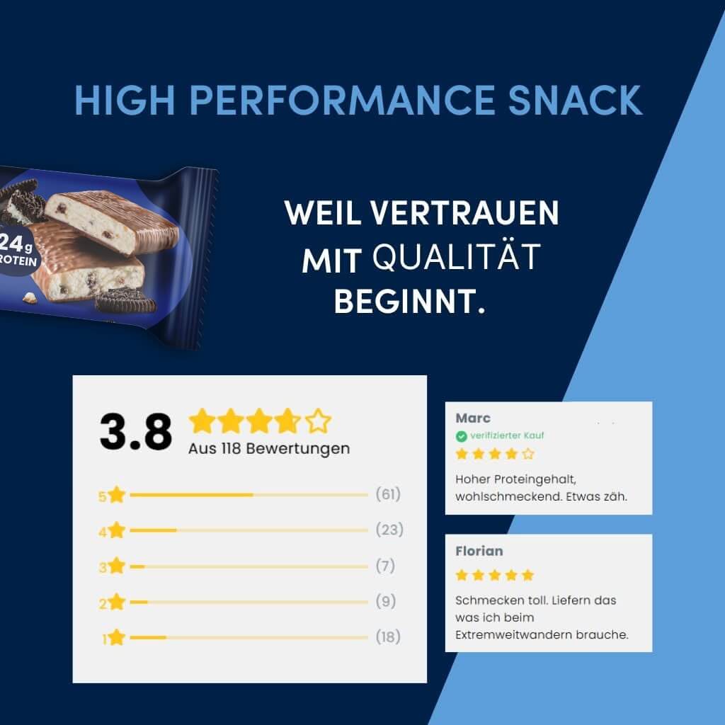 Boost Proteinriegel mit 53% Protein, Cookies & Cream (Artikel mit verkürzter Haltbarkeit)