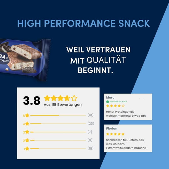 Boost Proteinriegel mit 53% Protein, Cookies & Cream (Artikel mit verkürzter Haltbarkeit)