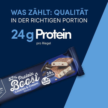 l carnitin dm riegel 53% Boost Proteinriegel mit 24g Protein Cookies & Cream glow skin 3-Step Toxin Mobilize & Size:6.7 fl oz / 200 ml