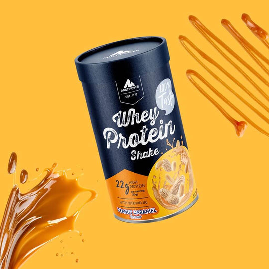 Whey Protein Pulver 420g | 22g Eiweiß - Peanut Caramel