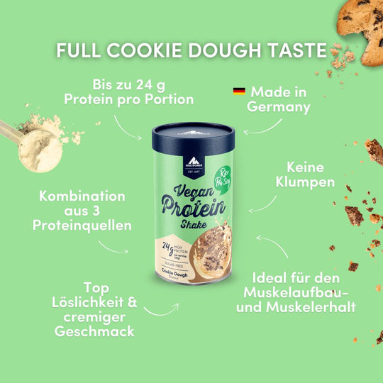 Vegan Protein Shake 420g | 24g Eiweiß - Cookies & Dough