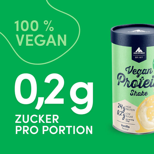 Vegan Protein Shake 420g | 24g Eiweiß - Vanille