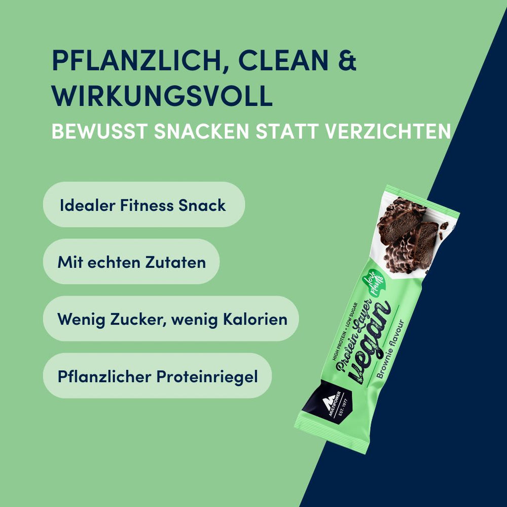 Vegan Protein Layer Brownie 55g | 13g Protein