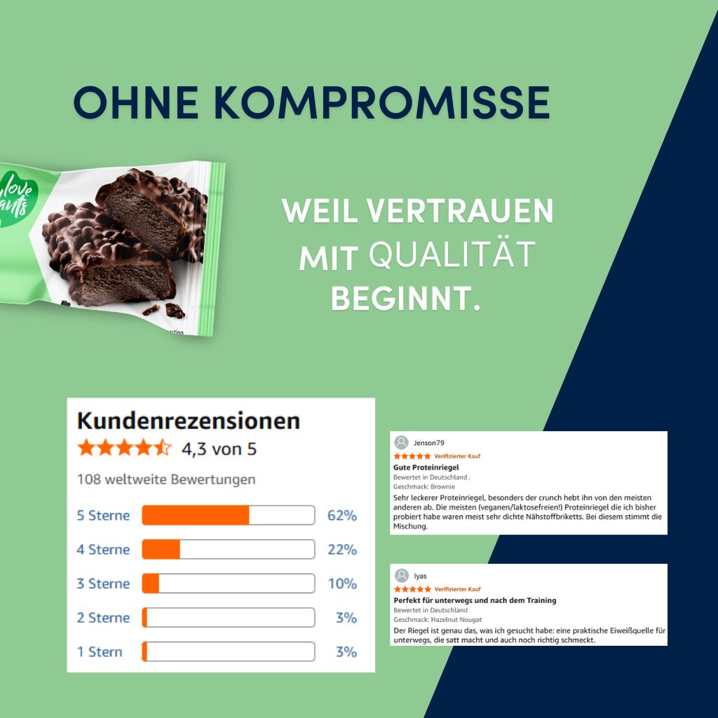 Vegan Protein Layer Brownie 55g | 13g Protein