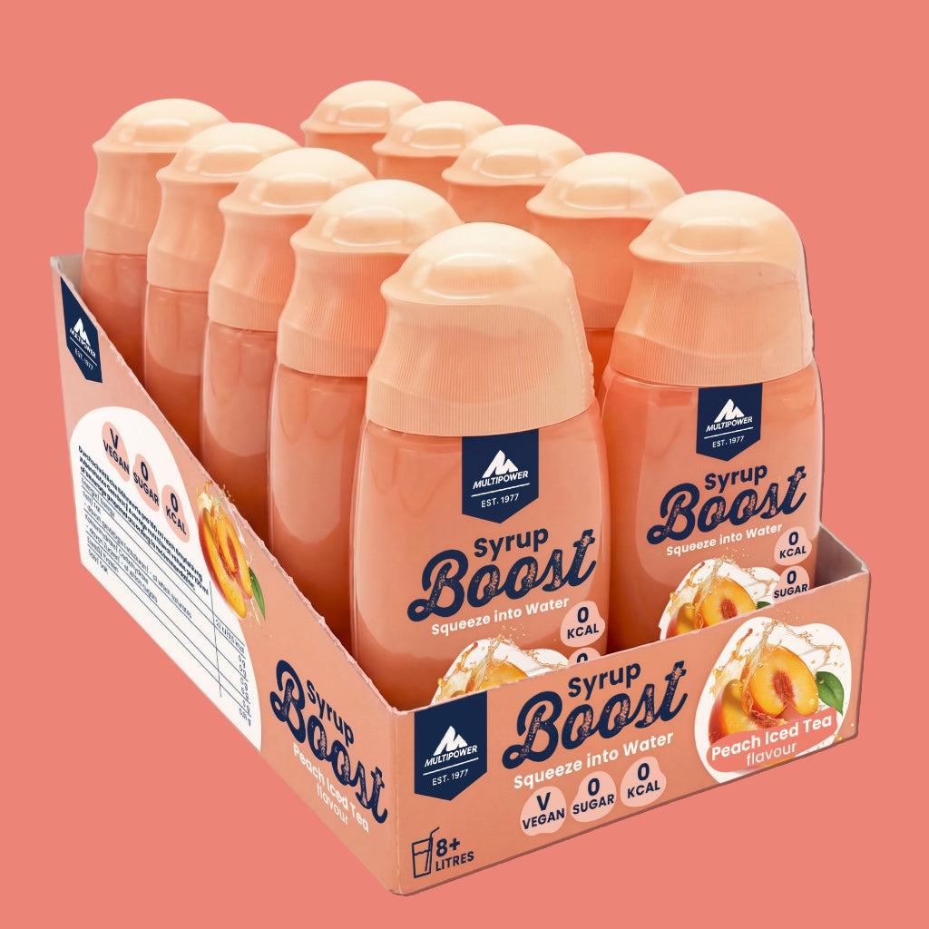 Syrup Boost Eistee Pfirsich 10er Set | Getränkesirup ohne Zucker