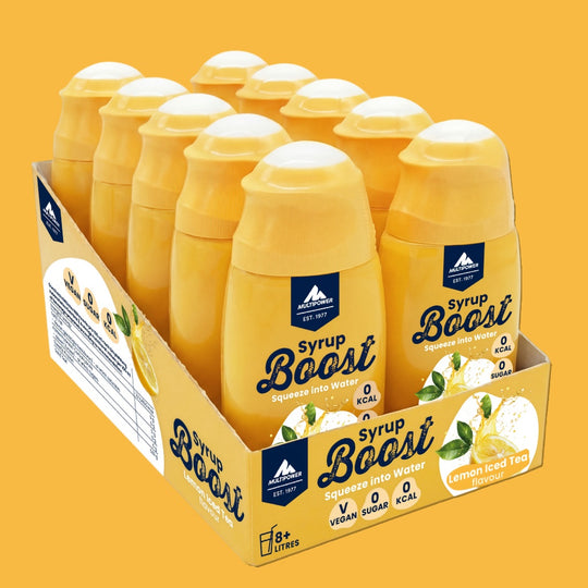 Syrup Boost Eistee Zitrone (10x65ml) | Getränkesirup ohne Zucker