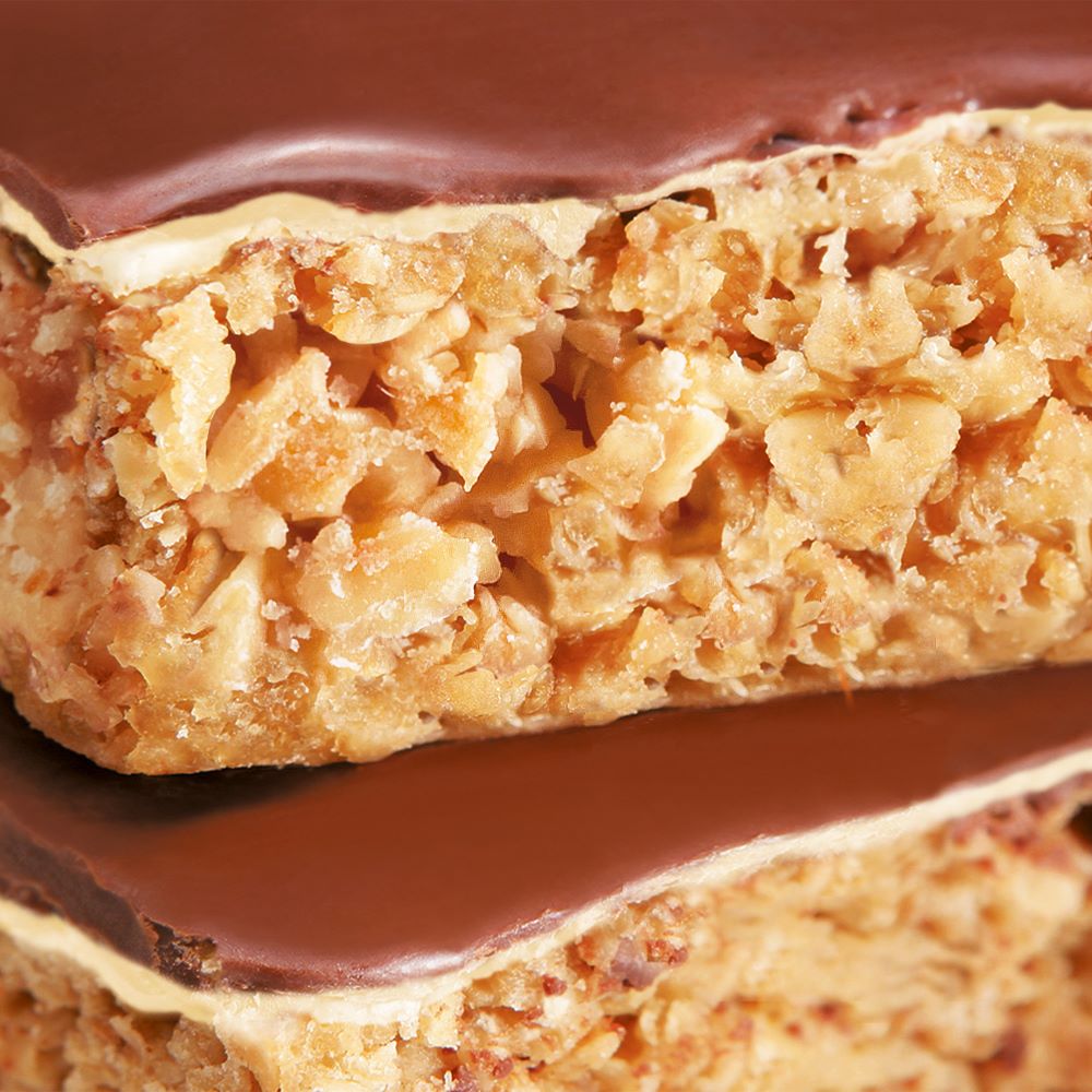 Aufgeschnittener Davina Oatsnack Riegel.