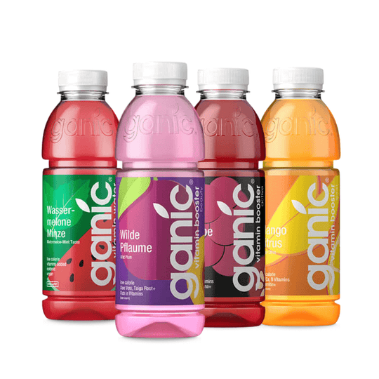 Ganic® Vitamin Water Probierset | 4 x 500ml