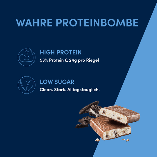 53% Protein Boost Cookies & Cream - 45g | High Protein