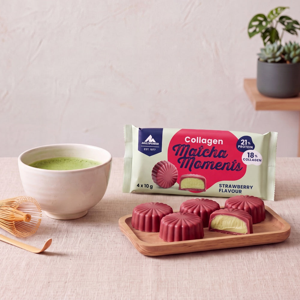 12xPackungen Collagen Matcha Moments, Erdbeere (12x40g)