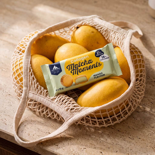 Collagen Matcha Moments, Mango | 4x10g Kollagen Pralinen