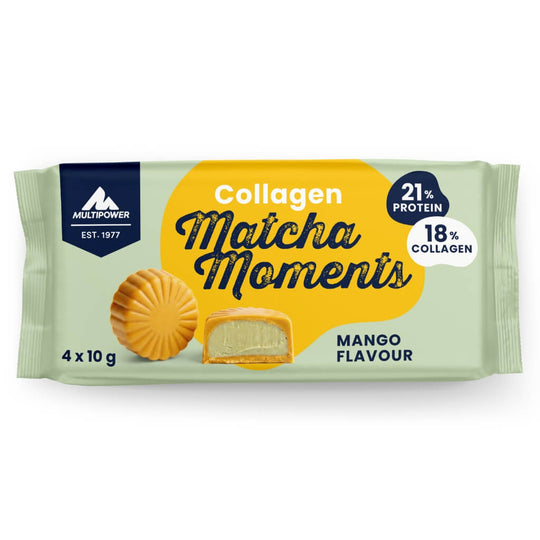 Collagen Matcha Moments, Mango | 4x10g Kollagen Pralinen