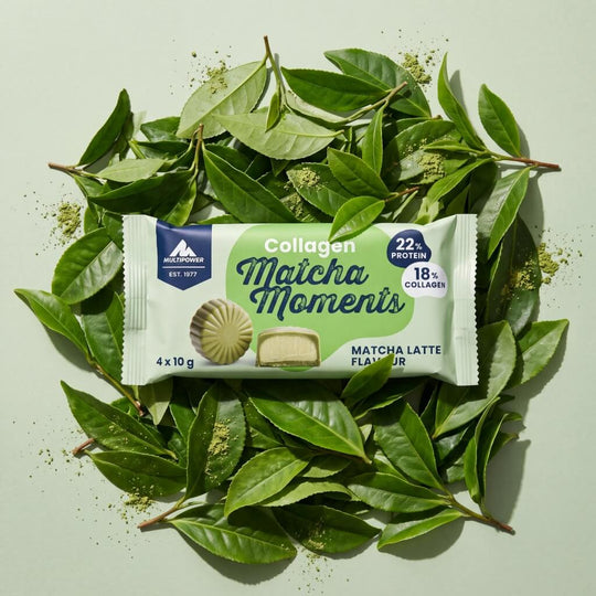 Collagen Matcha Moments, Matcha Latte | 4x10g Kollagen Pralinen
