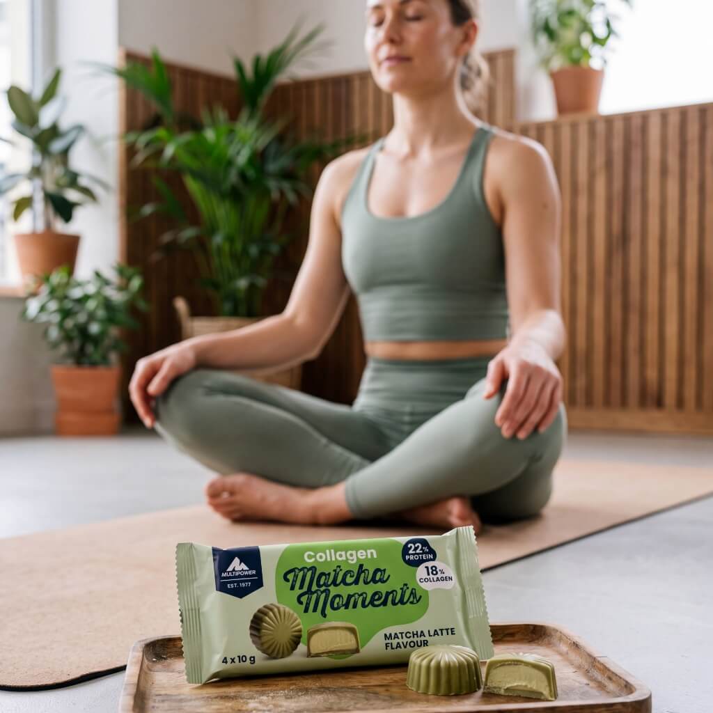 12xPackungen Collagen Matcha Moments, Matcha Latte (12x40g)