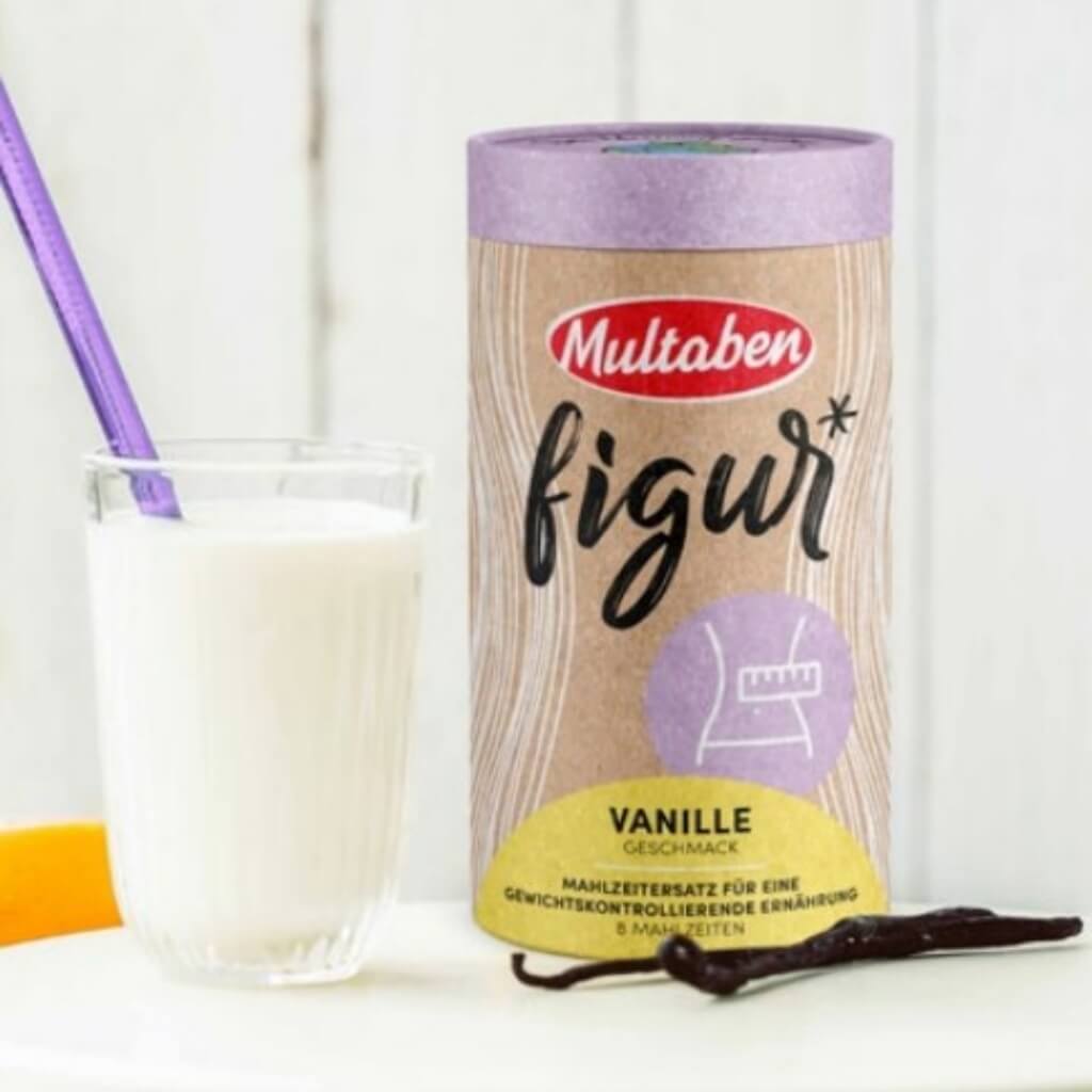 Multaben Mahlzeitenersatz | 3x440g Vanille Figur Shake
