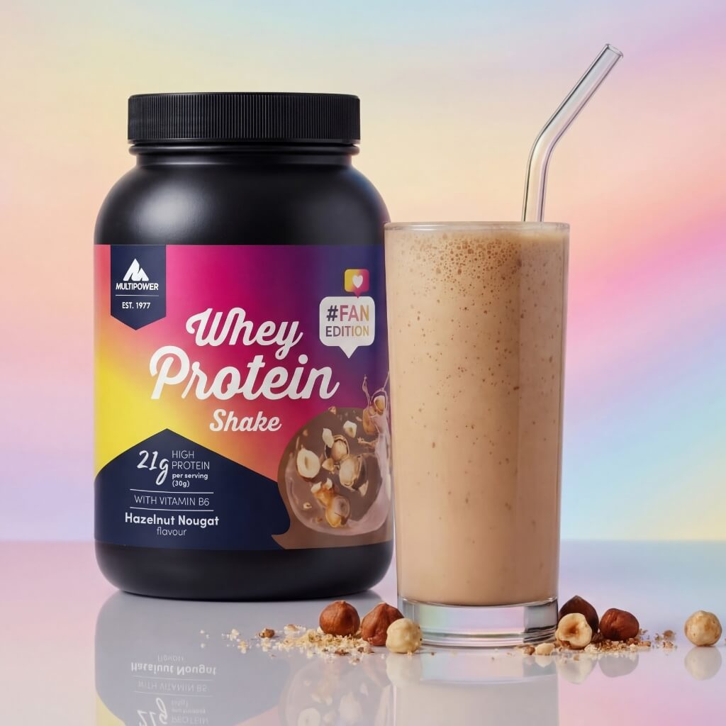 Multipower FAN EDITION 700g Hazelnut Nougat Whey Proteinpulver