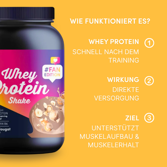 Multipower FAN EDITION 700g Hazelnut Nougat Whey Proteinpulver