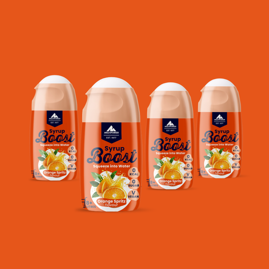 Orange Spritz Getränkesirup ohne Zucker | Syrup Boost Probierpaket (4x65ml)