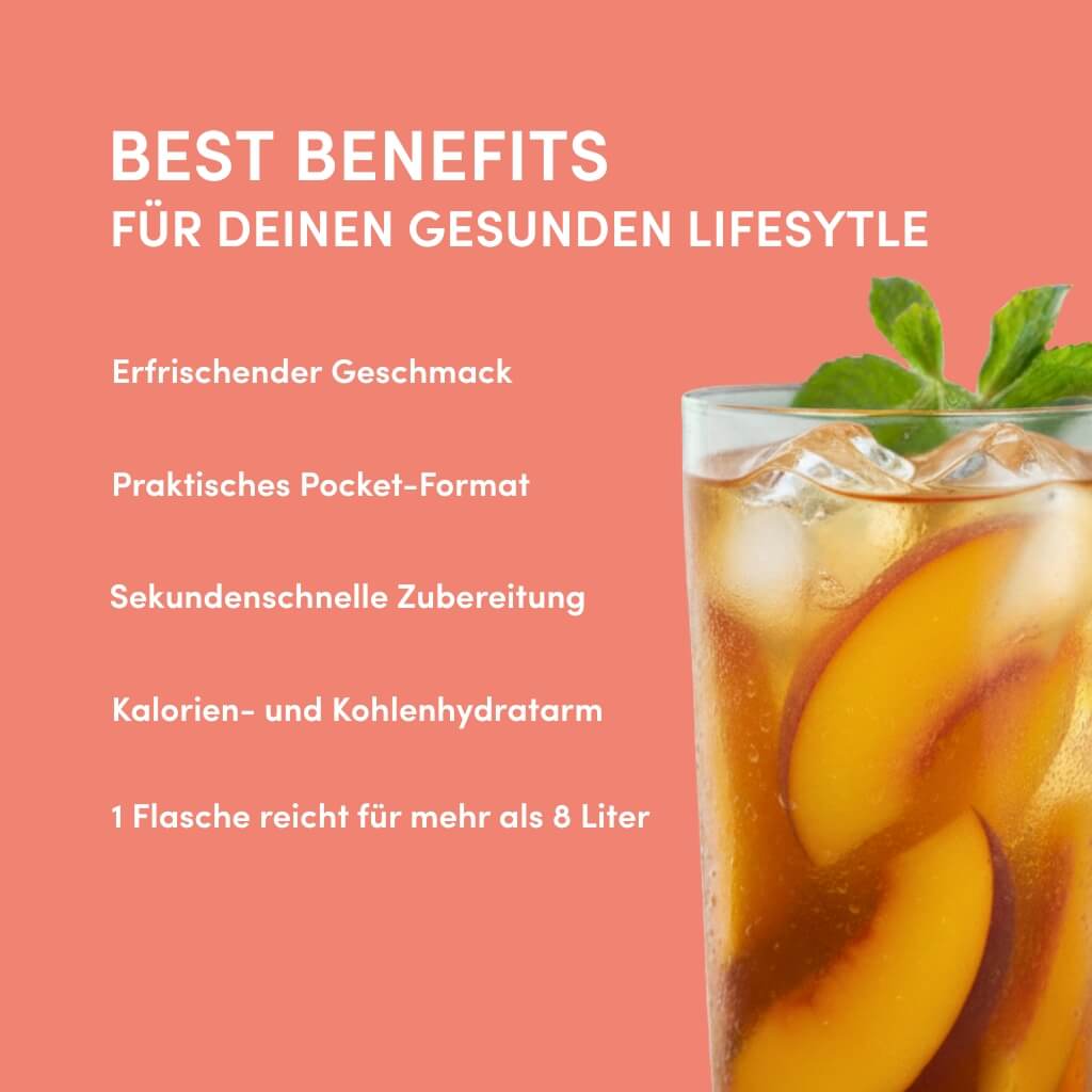 Syrup Boost Eistee Pfirsich | Getränkesirup ohne Zucker