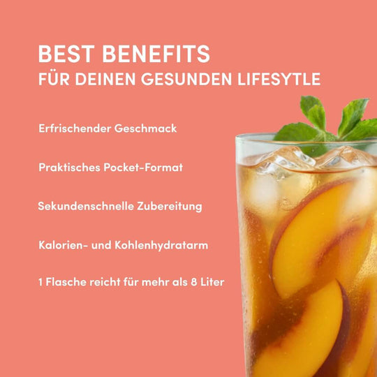 Syrup Boost Eistee Pfirsich | Getränkesirup ohne Zucker